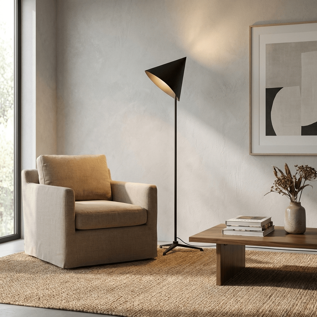 Rookspire Wood Floor Lamp