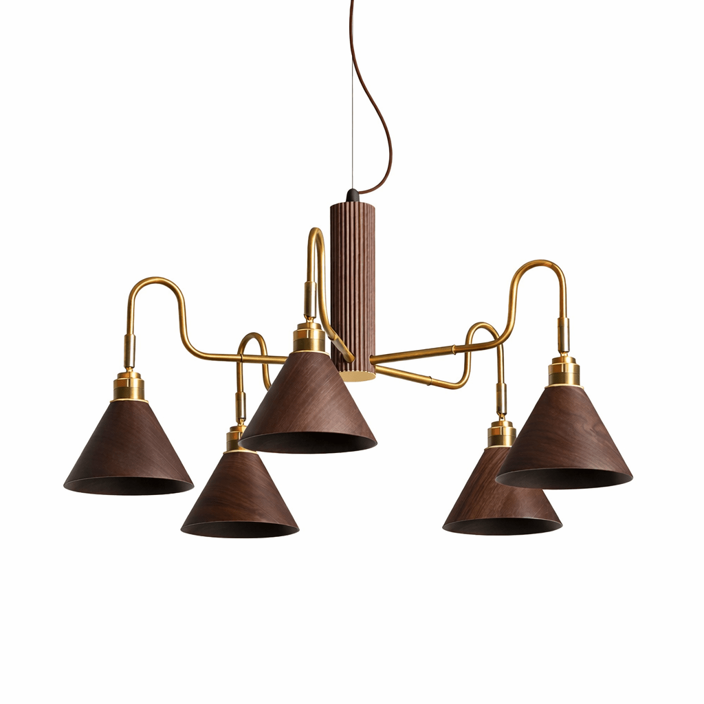 Valcor Wood Chandelier