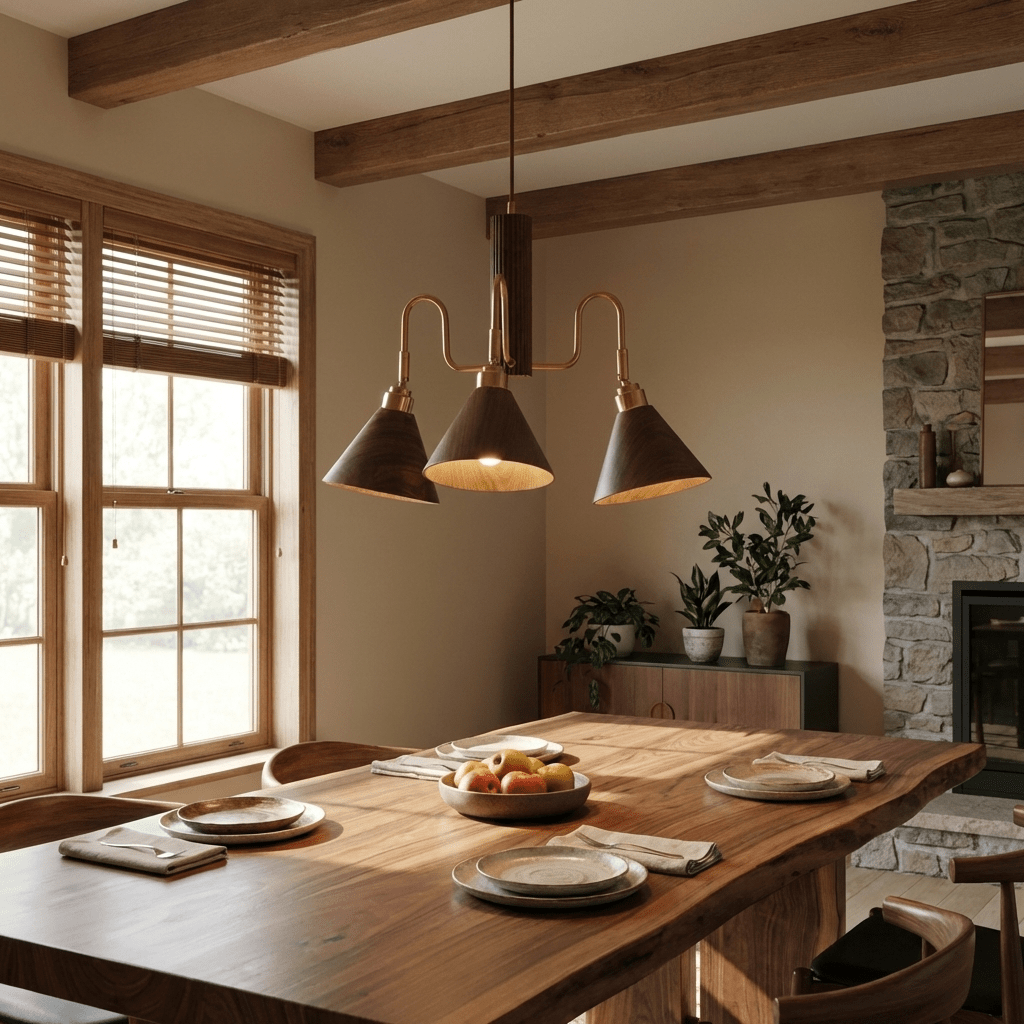 Valcor Wood Chandelier