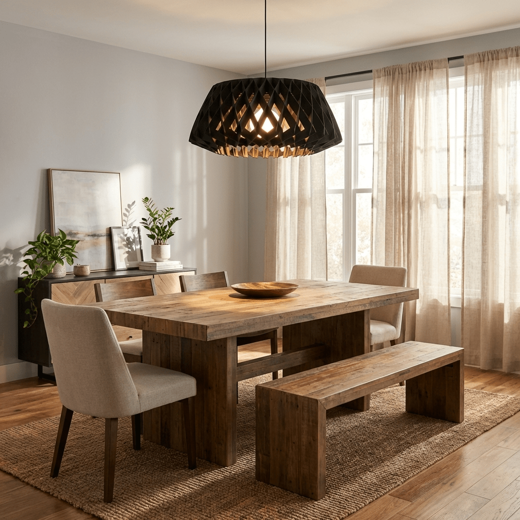 Althera Origami Wood Pendant Lamp