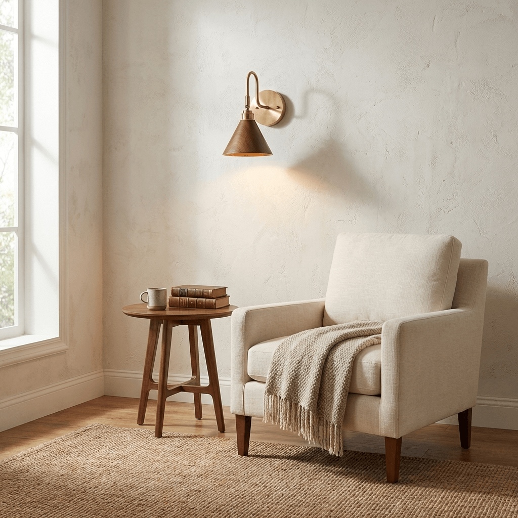 Hugo Wood Wall Light