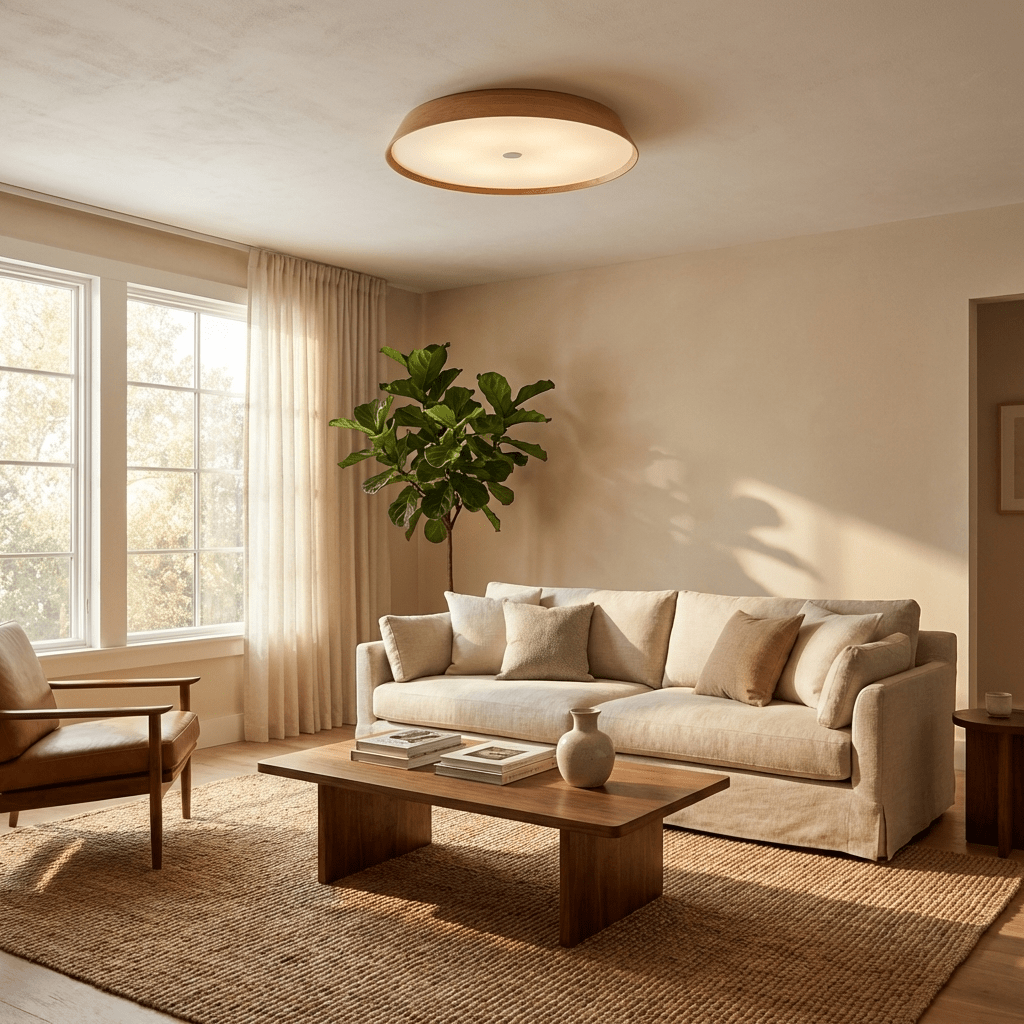 Halor Wooden Ceiling Light