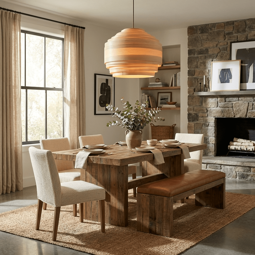 Lunthera Wood Pendant