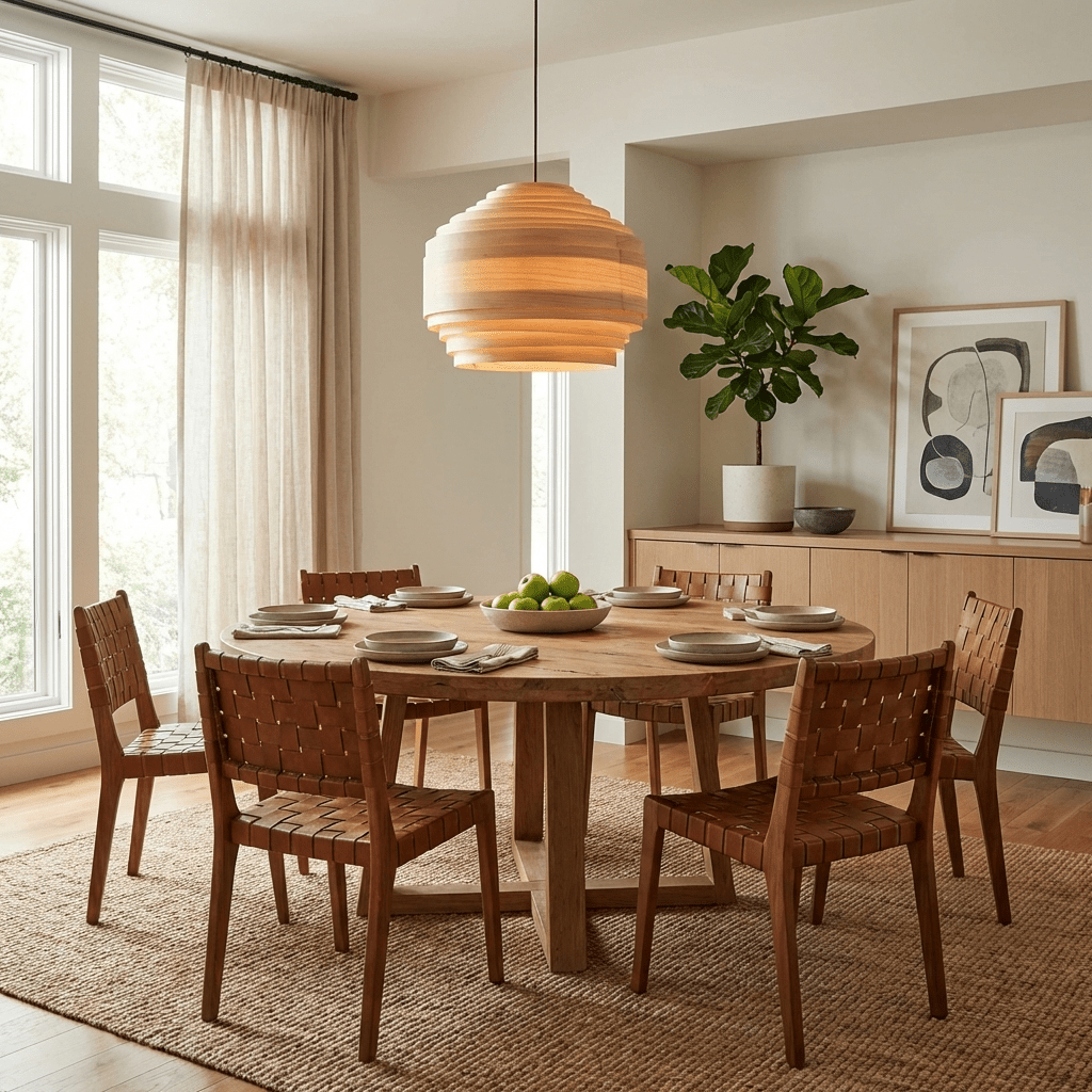 Lunthera Wood Pendant