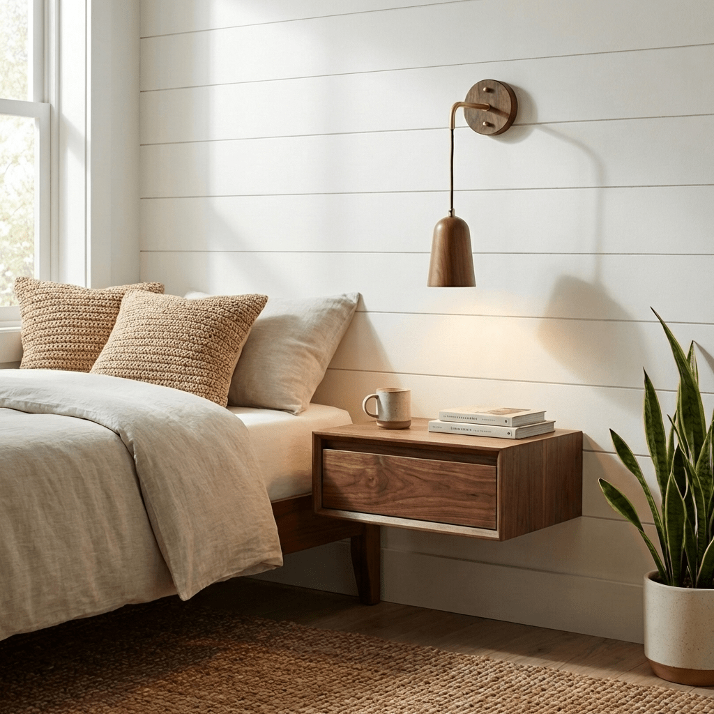 Elverelle Wood Drop Wall Lamp