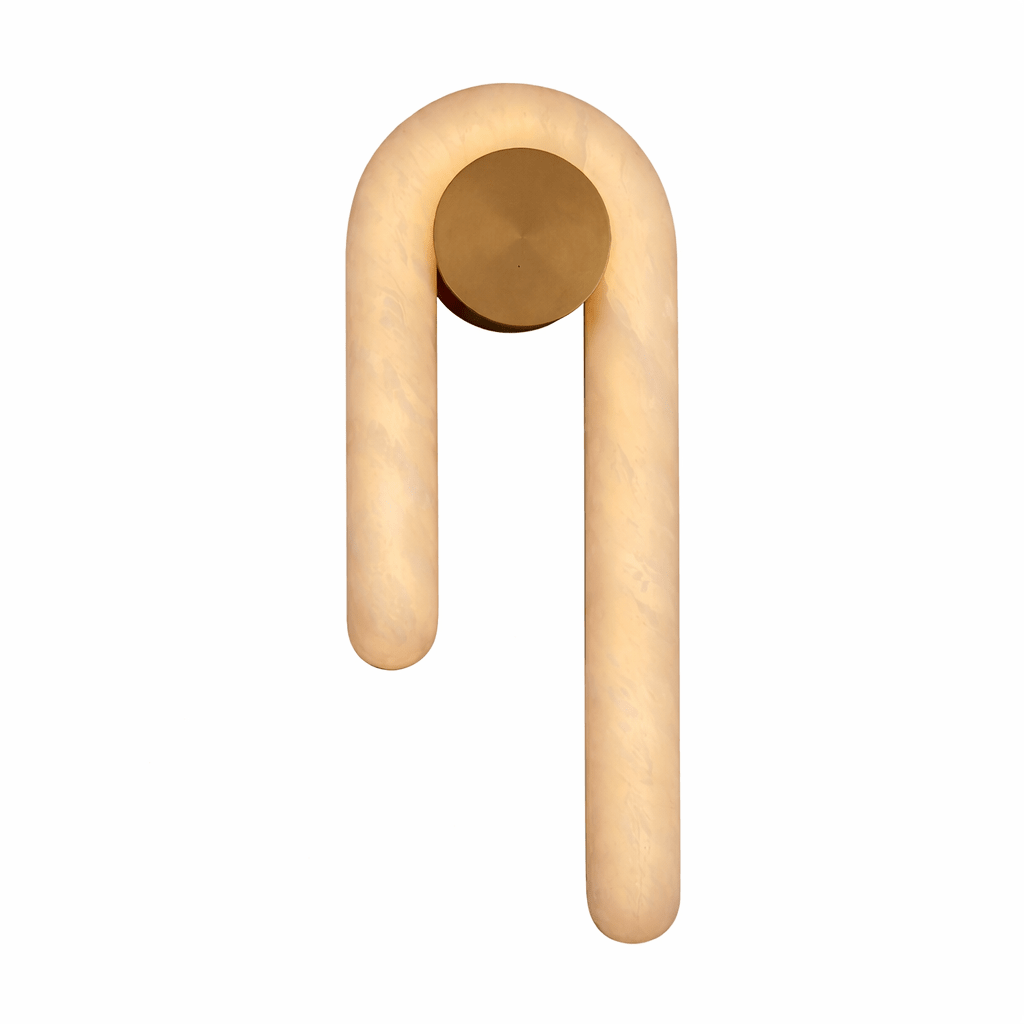 Avenuaine Loop Alabaster Wall Light