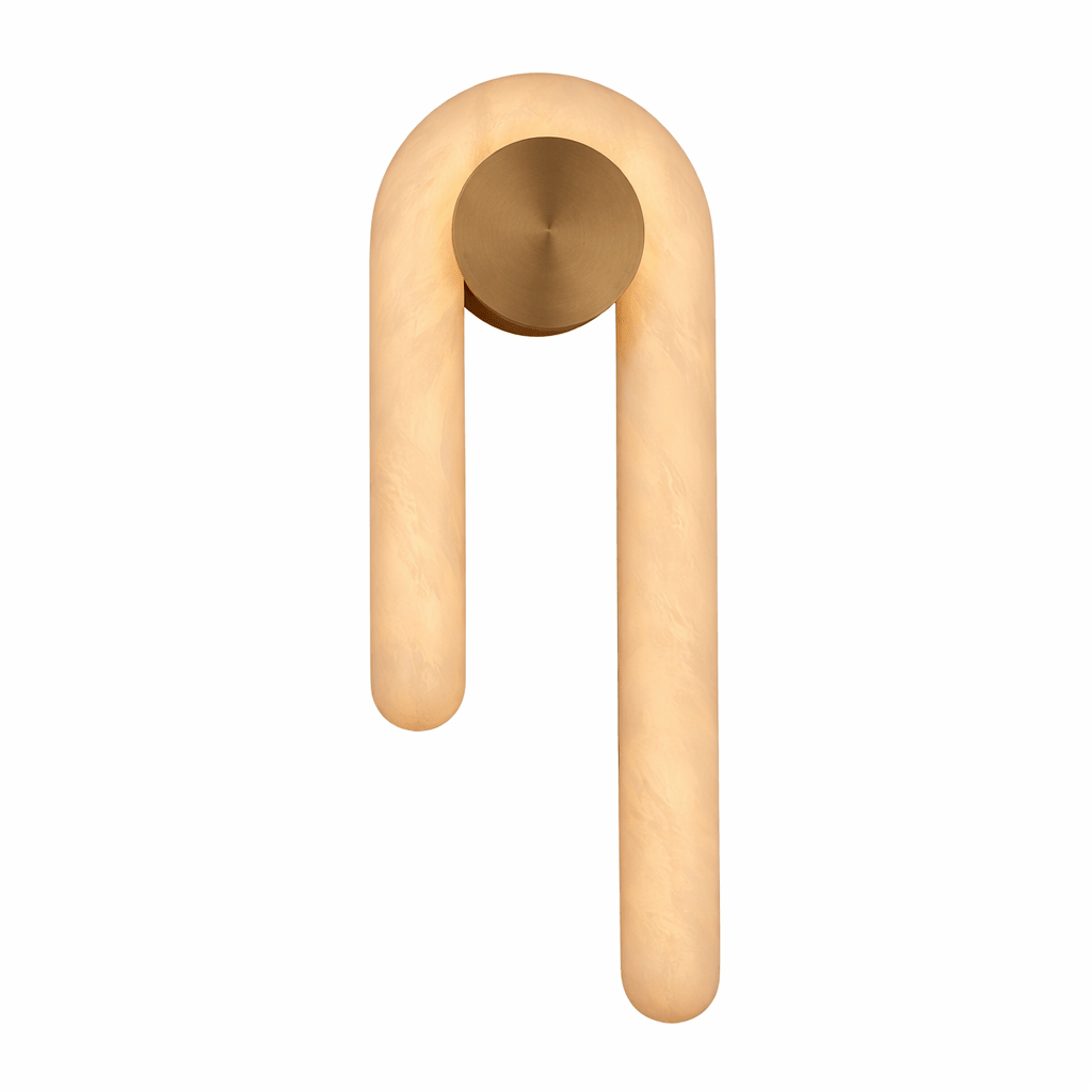 Avenuaine Loop Alabaster Wall Light