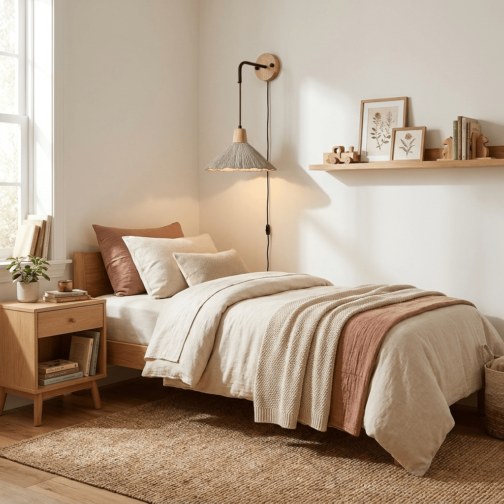 Calorella Microcement Plug-in Wall Lamp