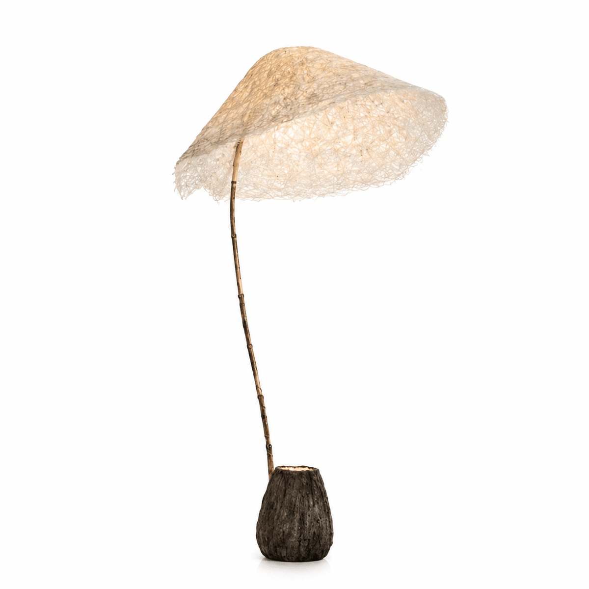 Verdelia Linen Canopy Floor Lamp