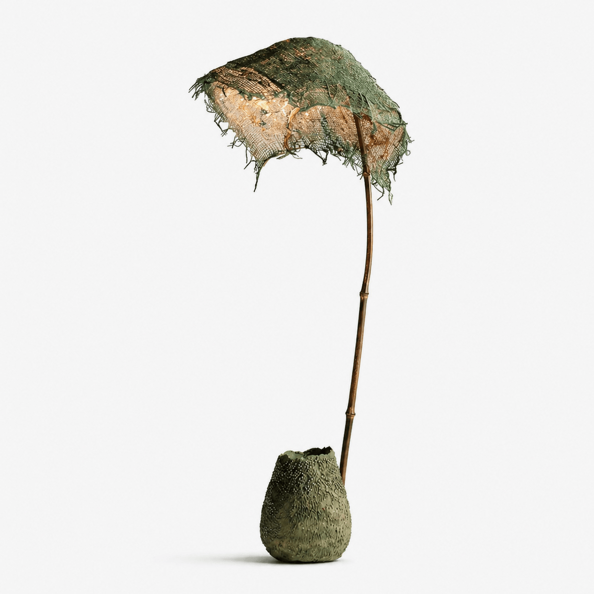 Verdelia Linen Canopy Floor Lamp