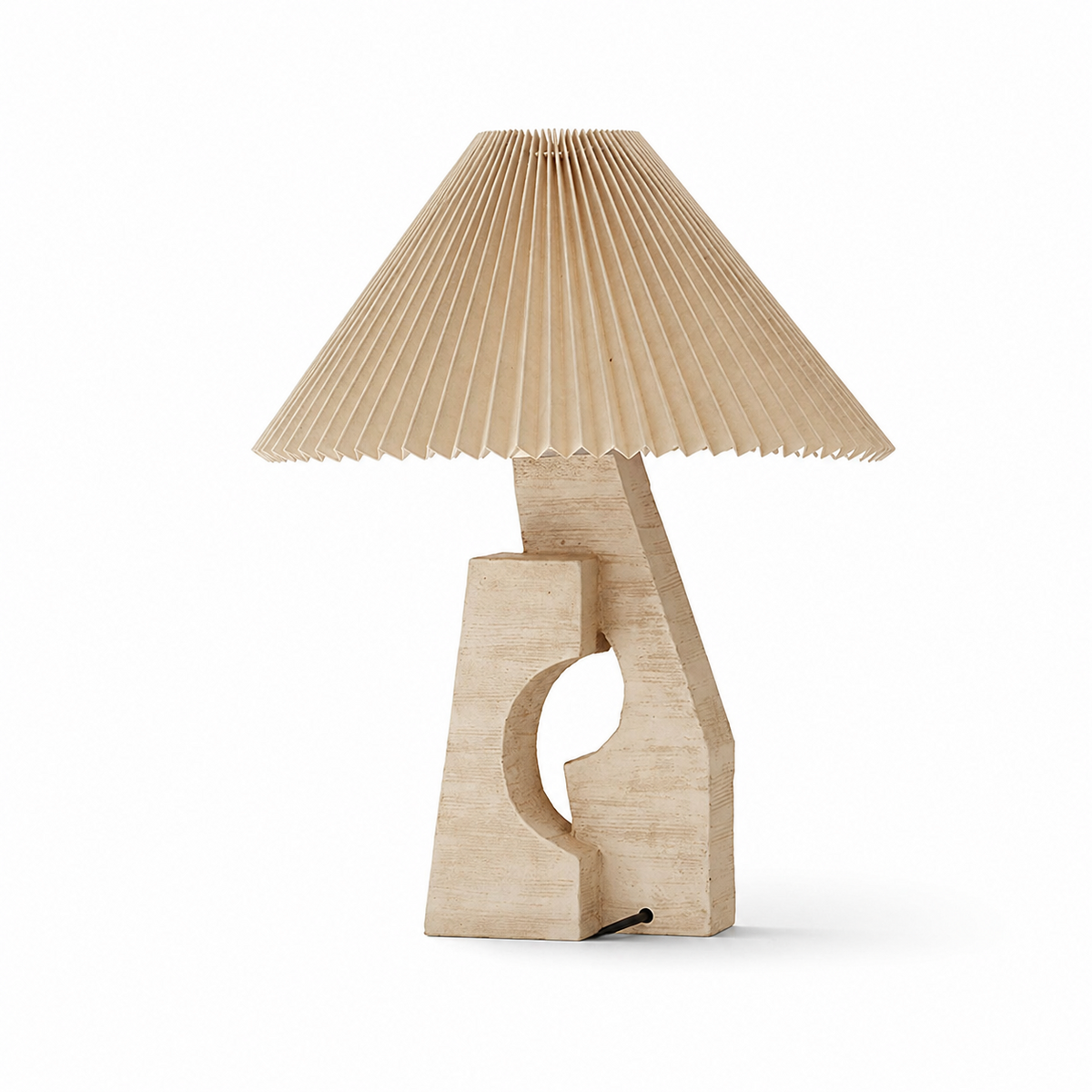 Renisielle Arch Form Pleated Table Lamp