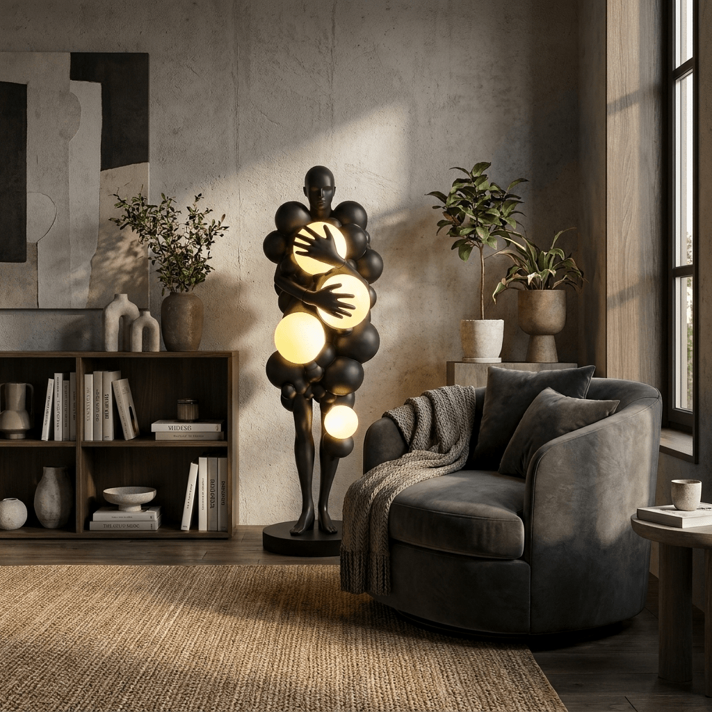 Noruiella Figure Floor Lamp