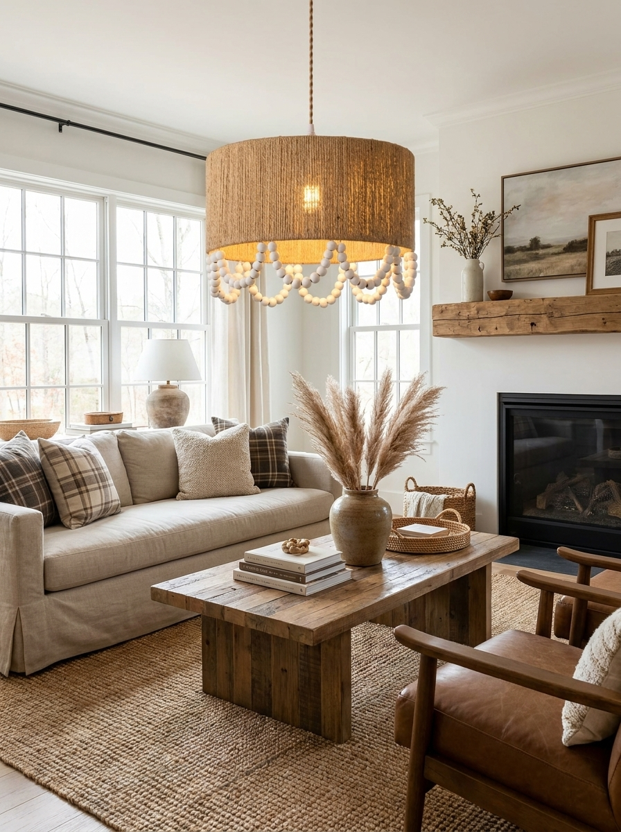 Osberhurst Hemp Rope Pendant Lamp