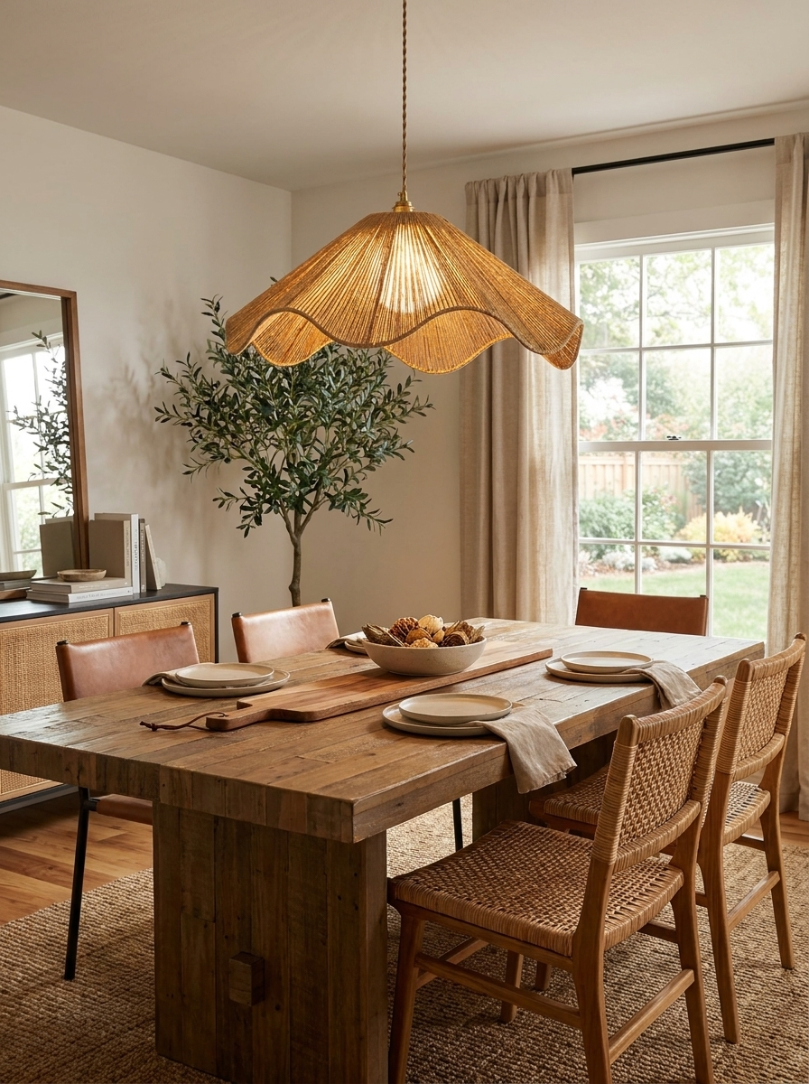Glencombe Hemp Rope Pendant Lamp