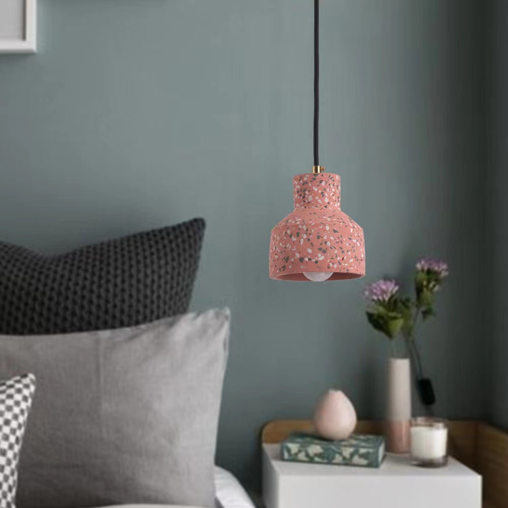 Leropus Pendant Light, Cement, Modern & Industrial, 4 Color