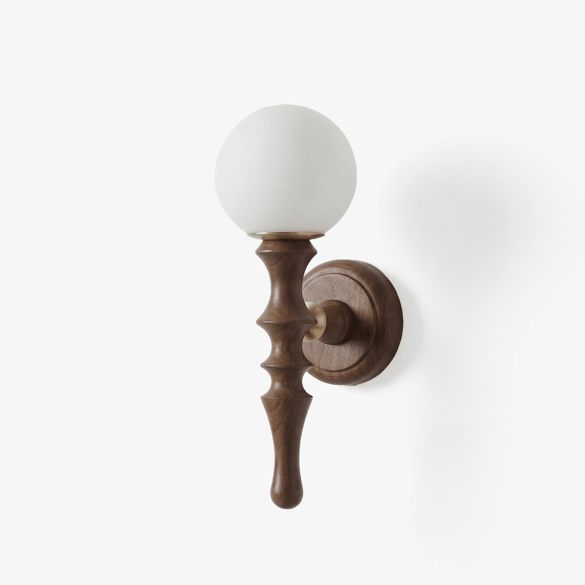 Rinelaine Wood Globe Wall Lamp