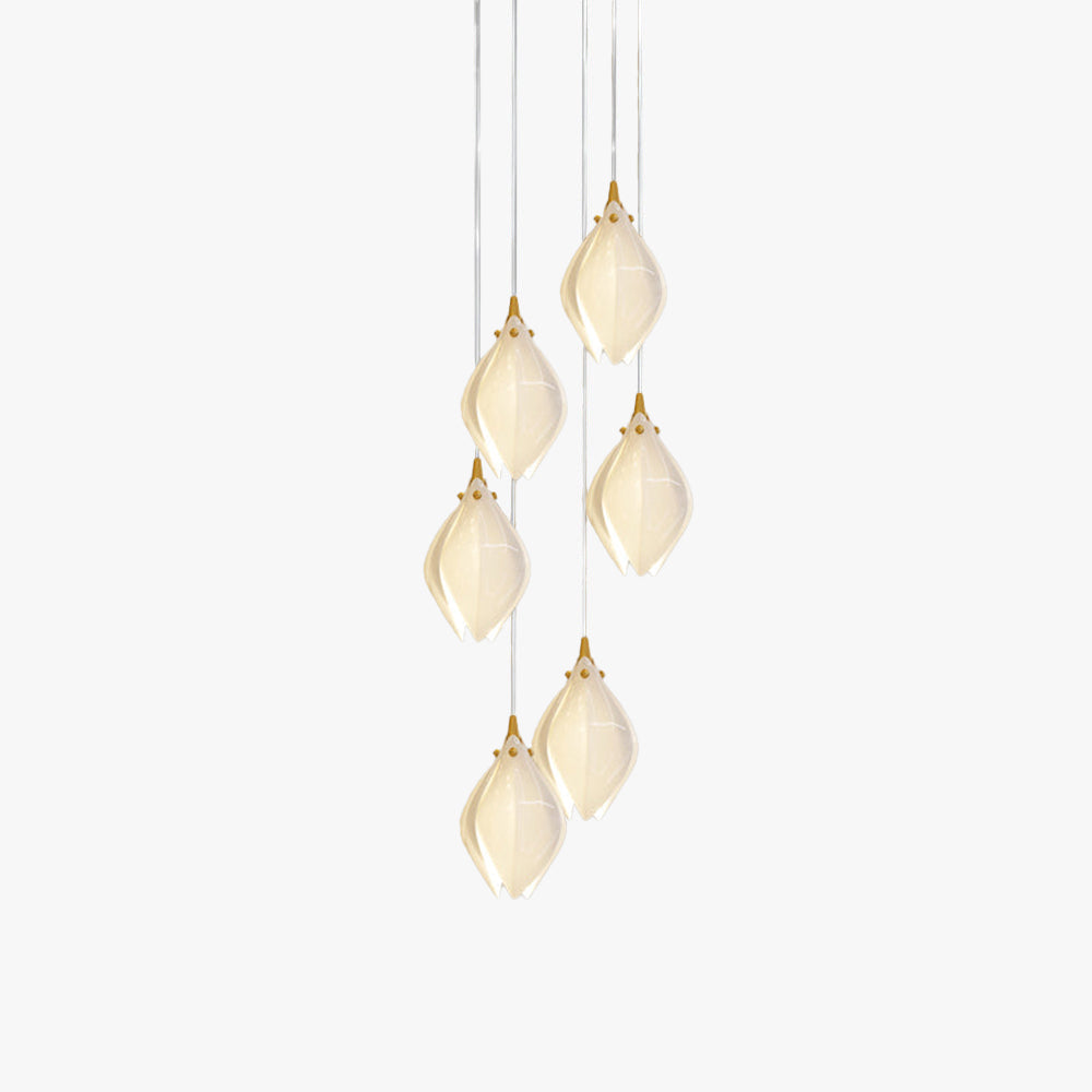 Bitopek Luxury Metal Ceramic Pendant Light Living Room Bedroom