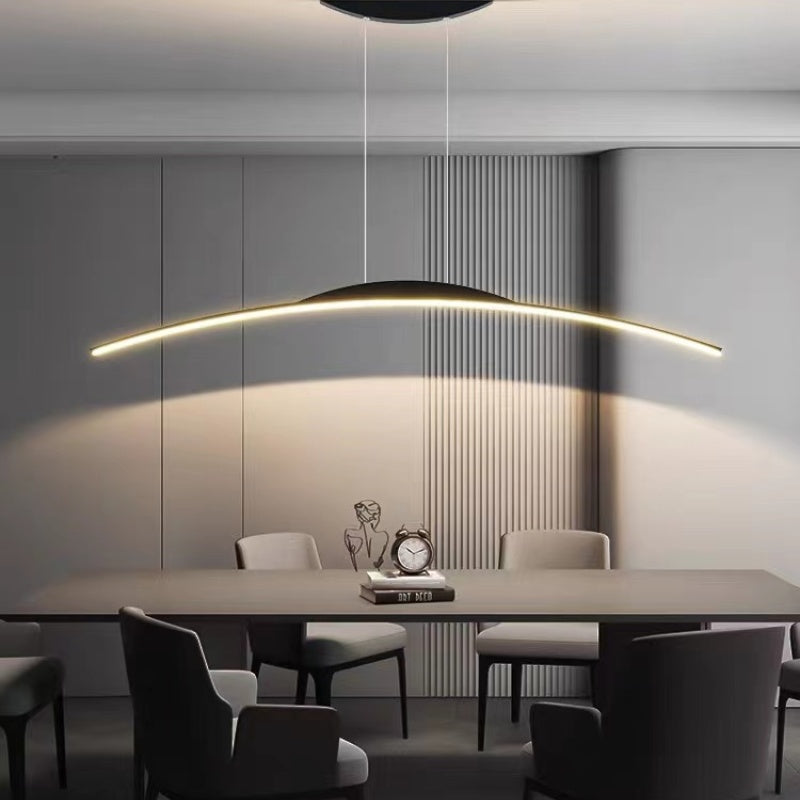 Xeli Minimalist Linear Remote Control Pendant Light-Relic Pieces