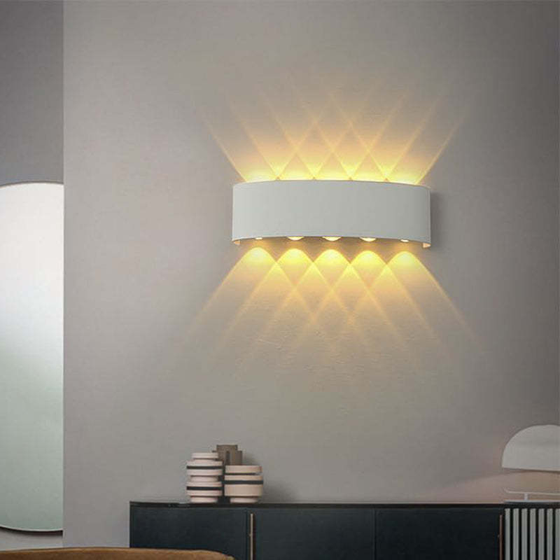 Nirex Wall Lamp Modern Rectangular Outdoor Water-wave-Relic Pieces