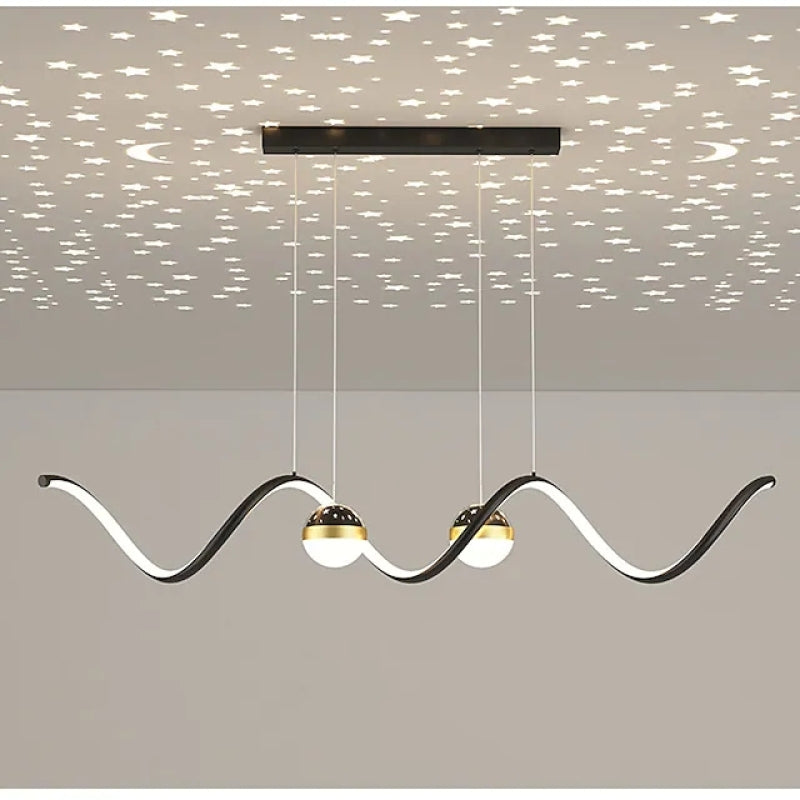 Sopebok Nordic Globe Wavy Metal/ Pendant Light