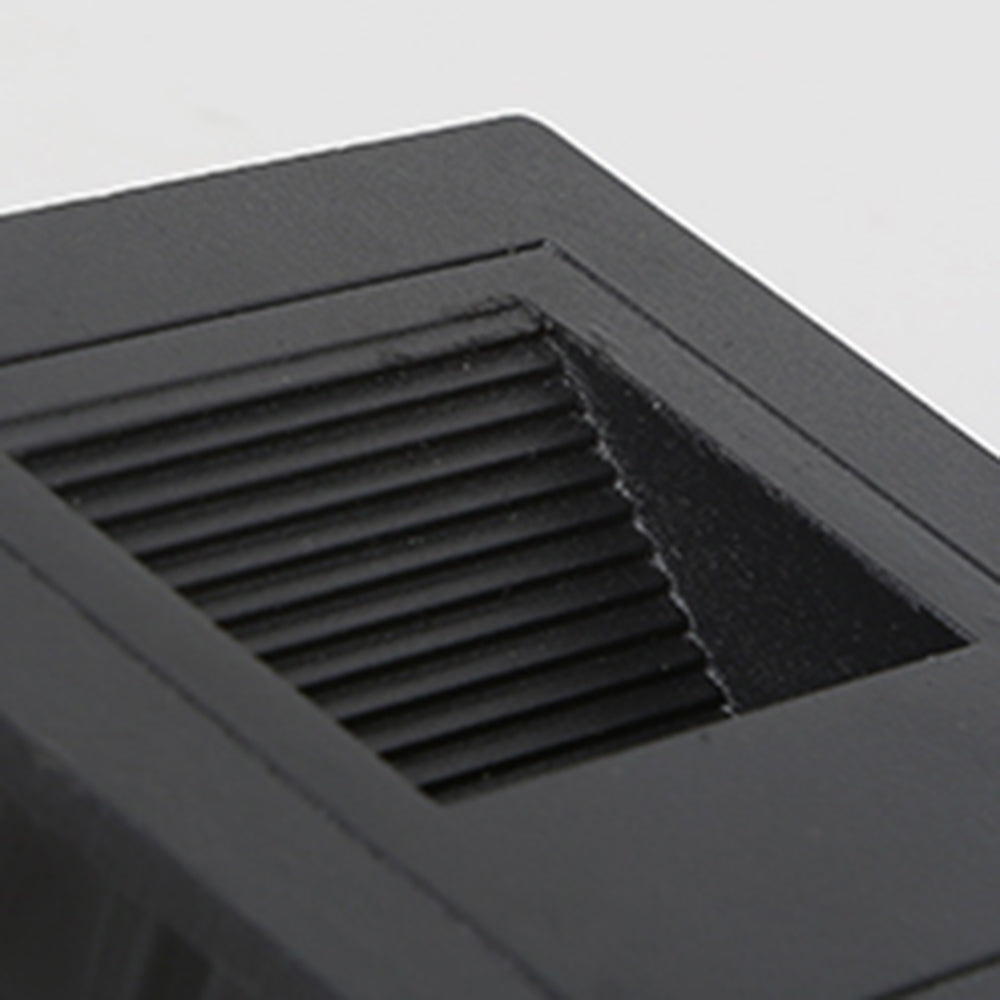 Masolem Modern Metal Square Outdoor Deck/Step Light, Black
