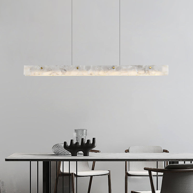 Gelegid Modern LED Pendant Light White Marble Dining Room/Bar