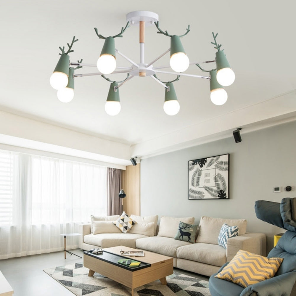 Netinik Deer Pendant Light, 7 Colour, 4 Style