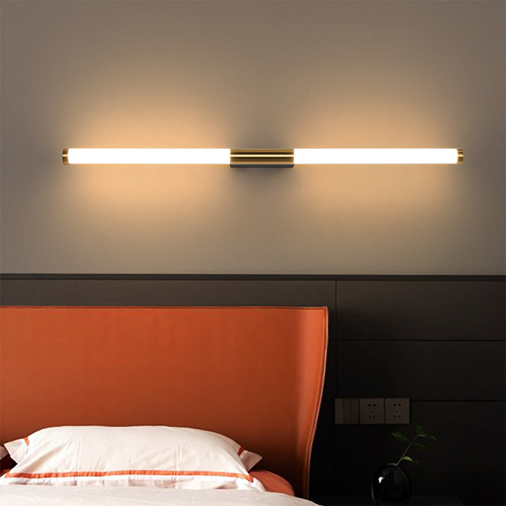 Retiser Modern Linear Cooper White Mirror Front Wall Lamp