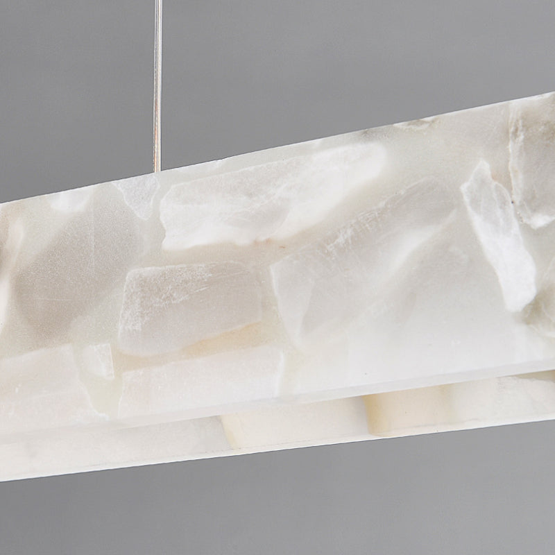 Gelegid Modern LED Pendant Light White Marble Dining Room/Bar