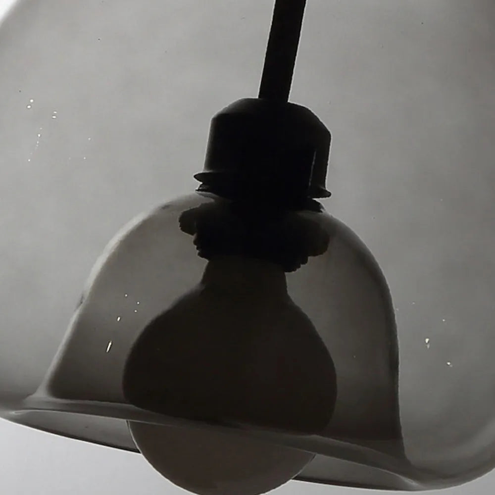 Norvia Pendant Light Globe Glass Amber/Smoky Grey-Relic Pieces