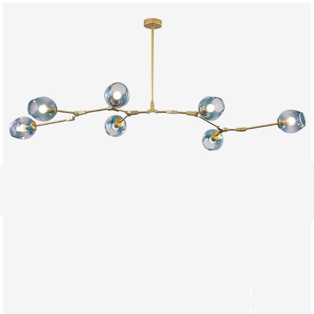 Zerin Nordic Modern Glass Pendant Light Clear Bubble-Relic Pieces