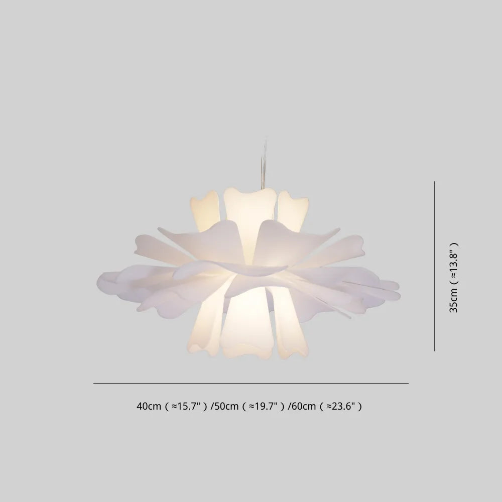 Eldor Elegant Flower Pendant Light White-Relic Pieces