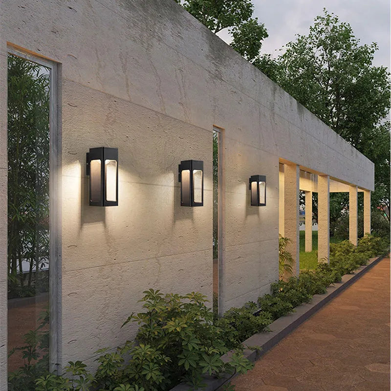 Teniq Modern Waterproof Minimalist Geometric Outdoor Wall Light-Relic Pieces