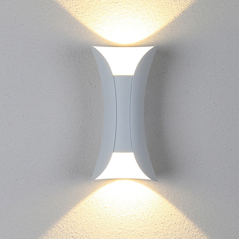 Calyxor Wall Lamp Curved Outdoor Wall Mounted LED-Relic Pieces