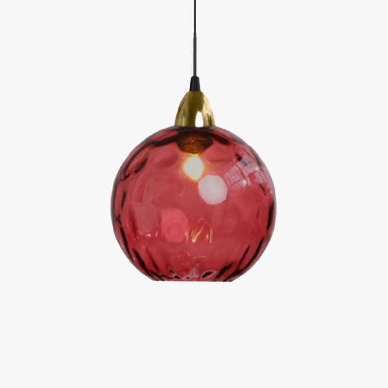 Avo Ripple Glass Pendant Lights-Relic Pieces