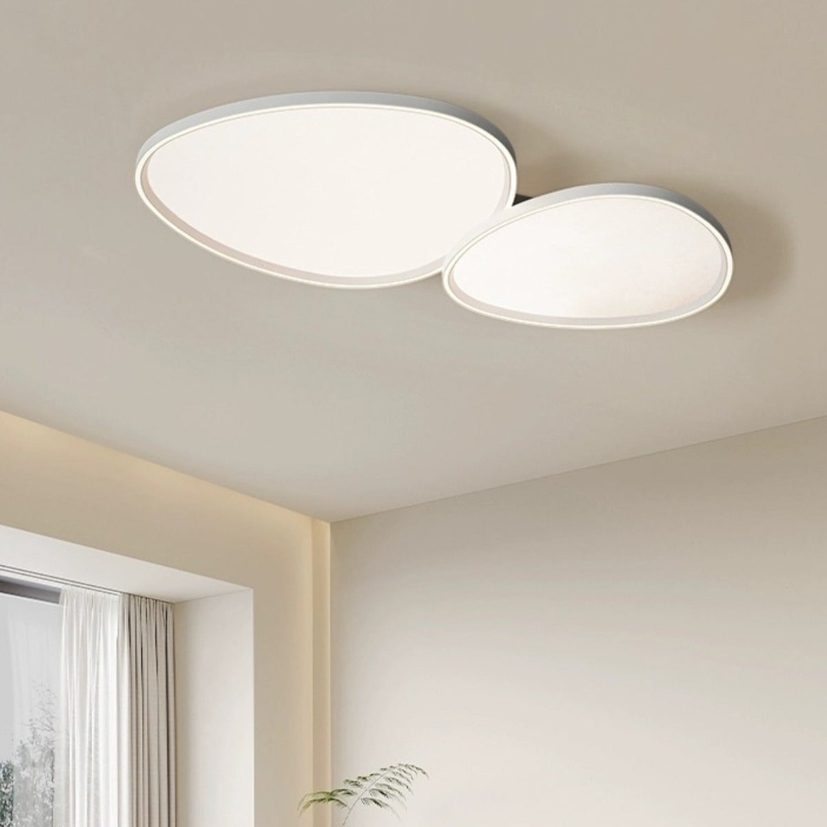 Joburir Modern Simple Flush Mount Ceiling Light Bedroom/Living Room