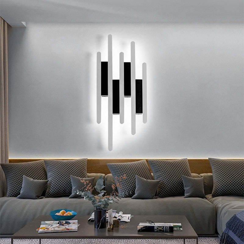 Bubemir Industrial Black & White Wall Lamp, 2 Styles