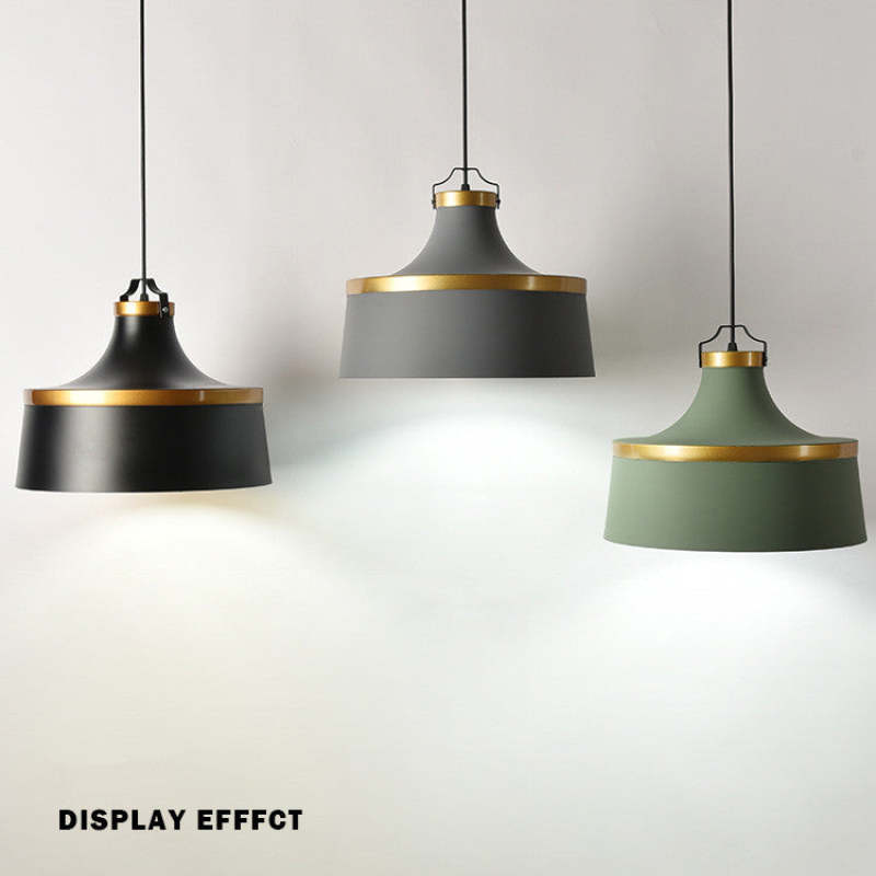 Bipeder Modern Colorful Single Pendant Light, Metal Shade
