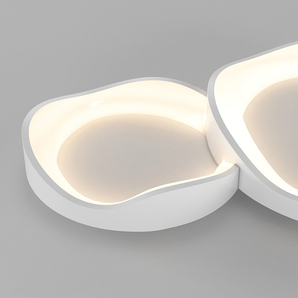 Rimopel Modern Wave Flush Mount Ceiling Light