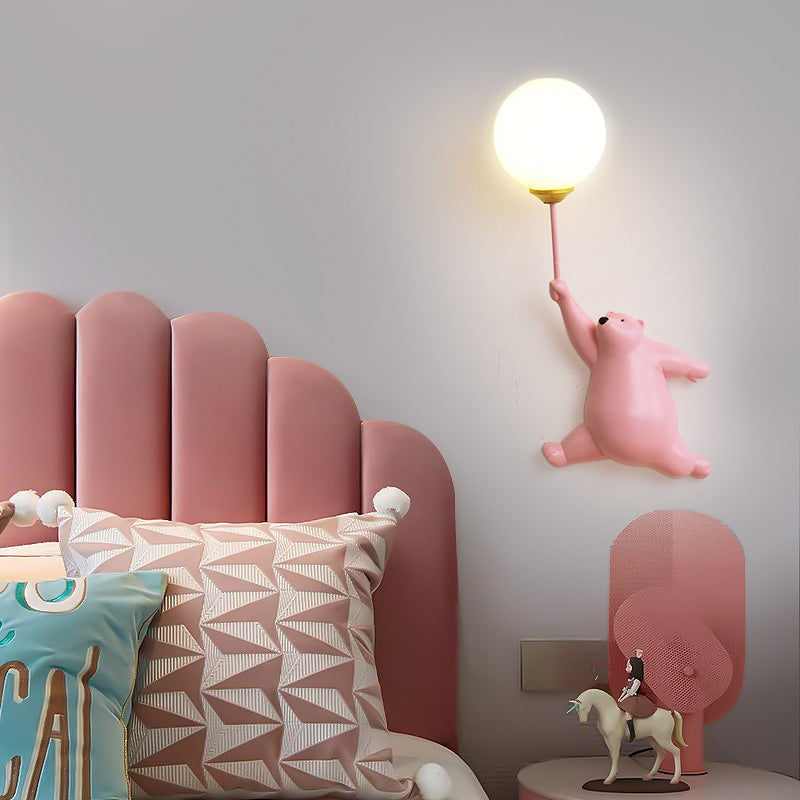 Dio Bear Balloon Wall Reading Lamp-Relic Pieces