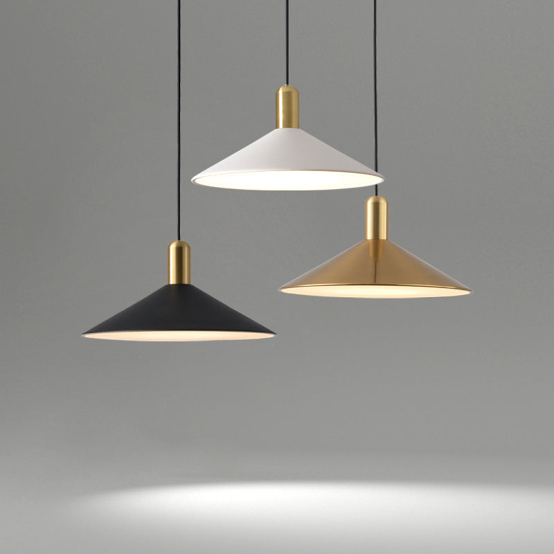 Zelusid Vintage Umbrella Monochrome Pendant Light