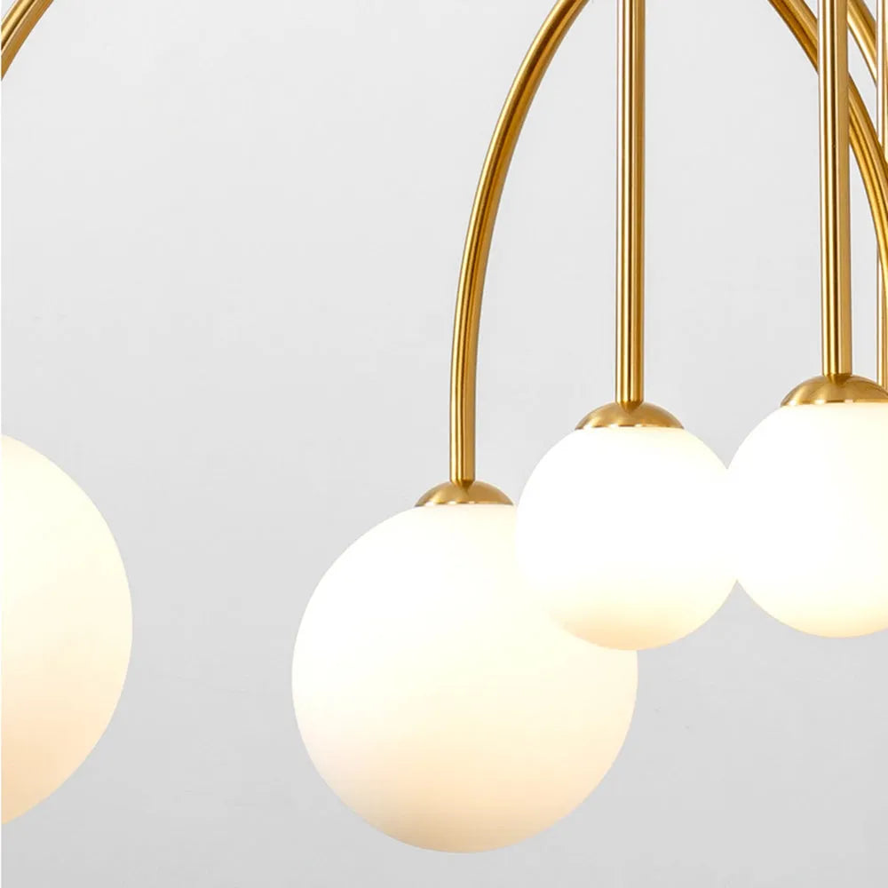 Arvyn Pendant Light Double Layer Glass Bubble-Relic Pieces