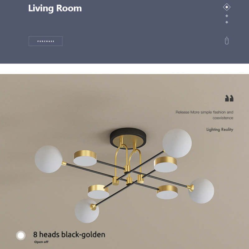 Fisopen Industrial Modern Ceiling Light