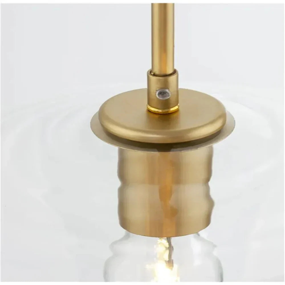 Virelo Pendant Light Glass Clear/Amber Diamond-Relic Pieces
