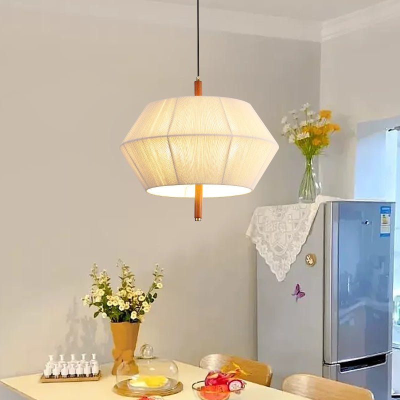 Serivia Linen Geometric Pendant Lamp