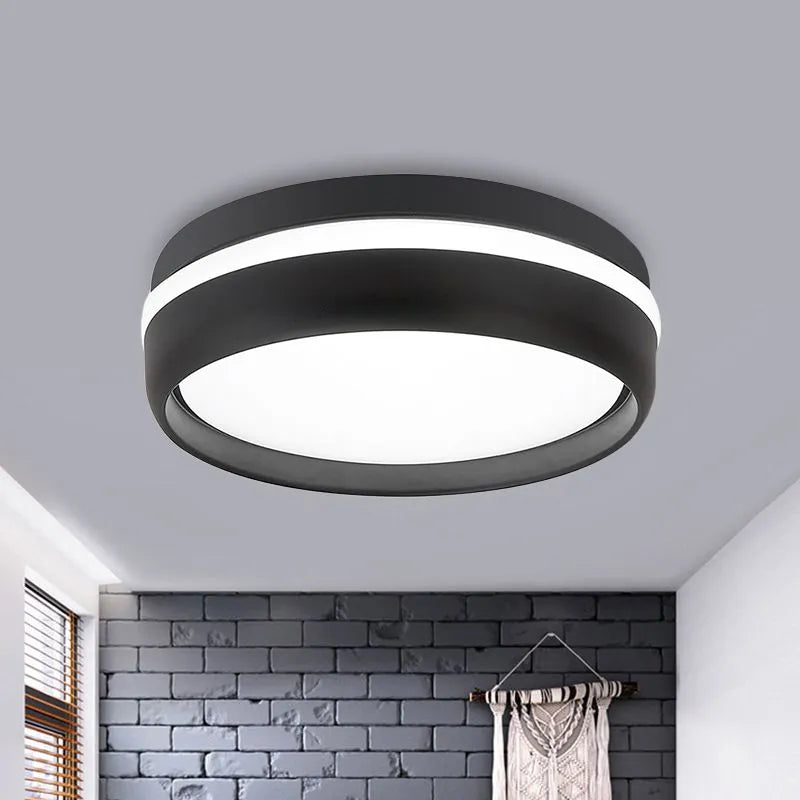 Lenior Ceiling Light Black Round-Relic Pieces