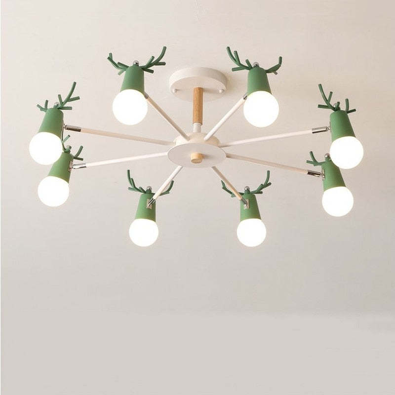 Netinik Deer Pendant Light, 7 Colour, 4 Style