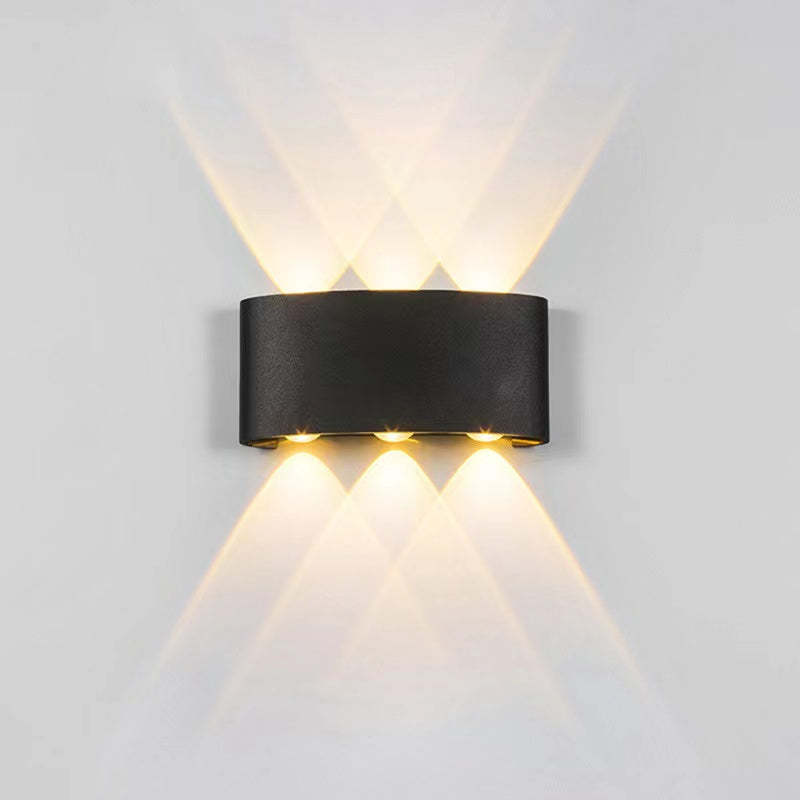 Nirex Wall Lamp Modern Rectangular Outdoor Water-wave-Relic Pieces