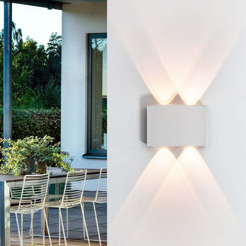 Nirex Wall Lamp Modern Rectangular Outdoor Water-wave-Relic Pieces