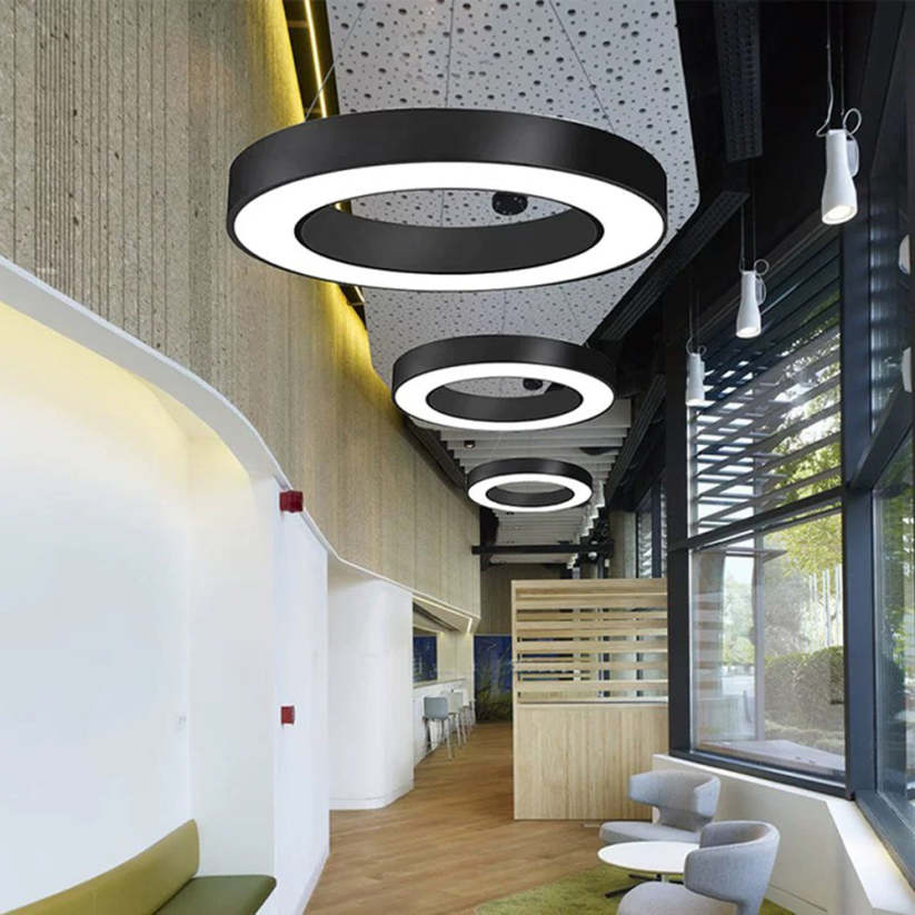 Gilutis Minimalist Ring Pendant Light, Bedroom